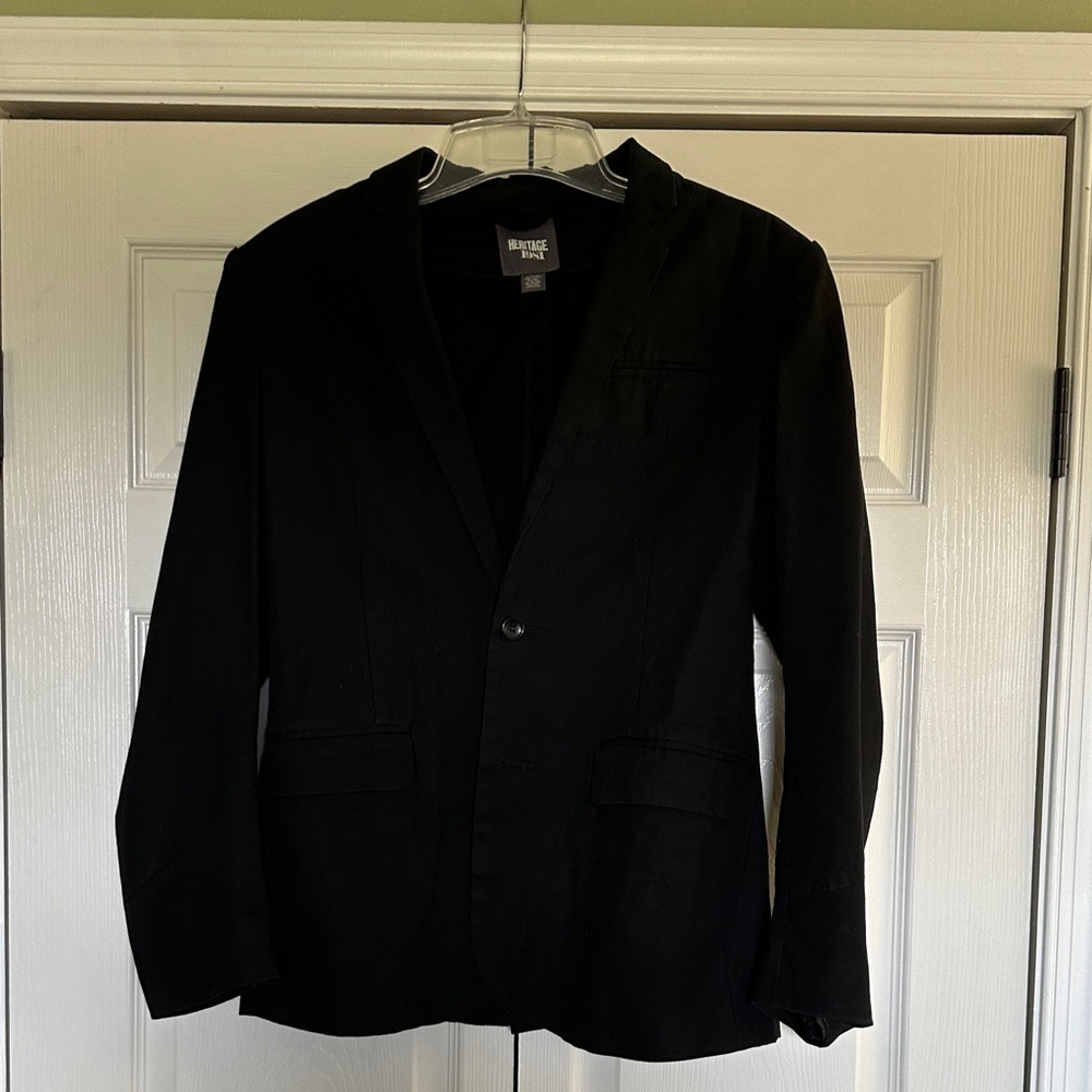 H&M Black Men's Single-Button Blazer